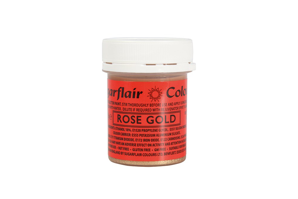 Glitter Paint Rose Gold – Donna's Cake Decorating Supplies